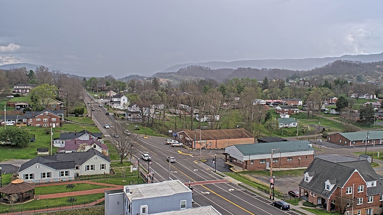 Thumbnail for current weather camera view from Russell County Courthouse in Lebanon, Virginia