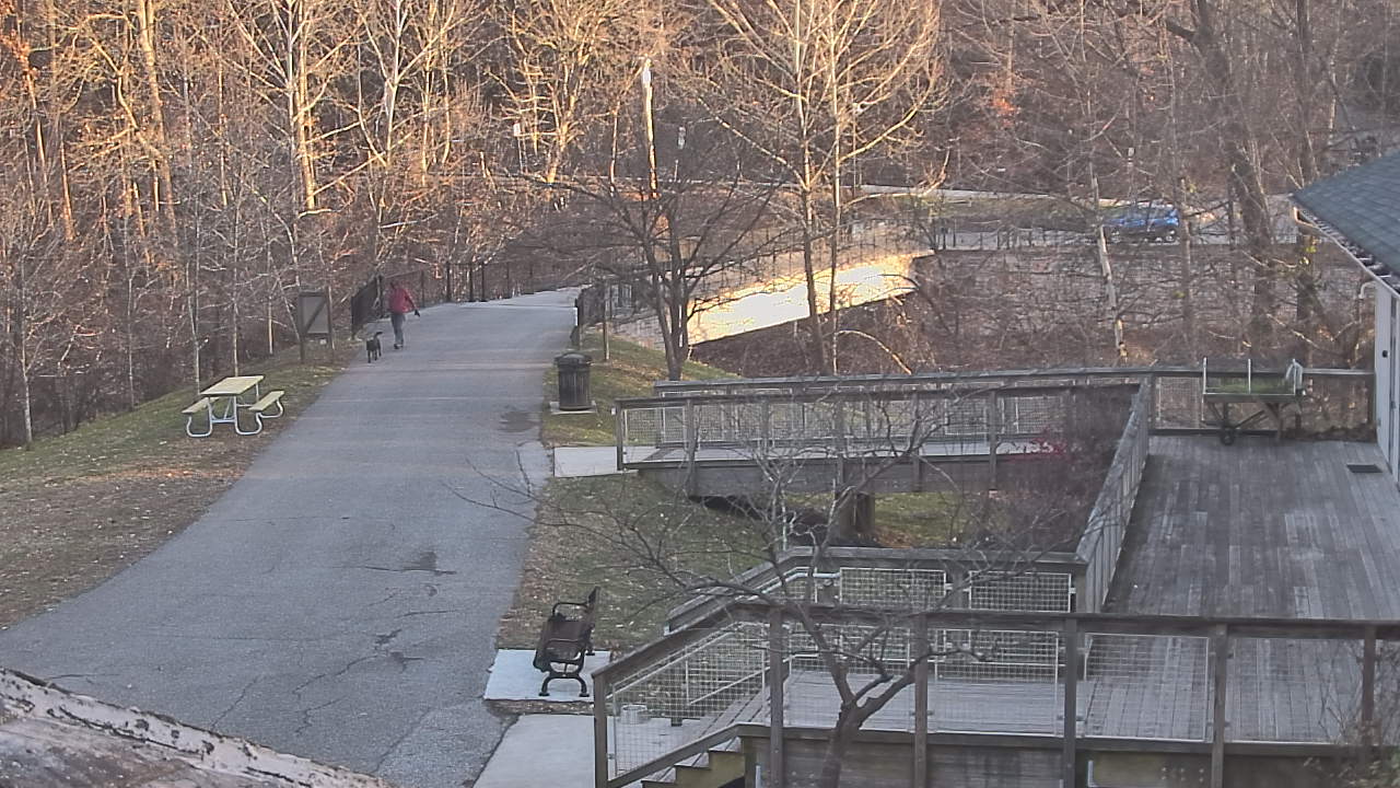 Thumbnail for current weather camera view from Lake Roland Nature Council in Baltimore, Maryland