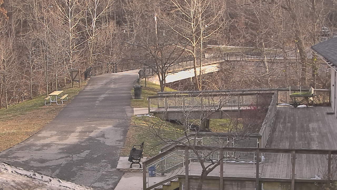 Thumbnail for current weather camera view from Lake Roland Nature Council in Baltimore, Maryland