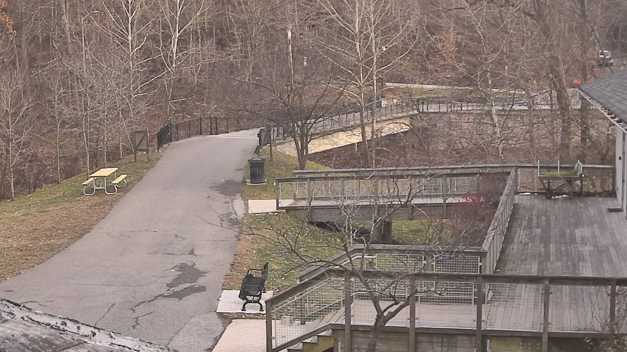 Thumbnail for current weather camera view from Lake Roland Nature Council in Baltimore, Maryland