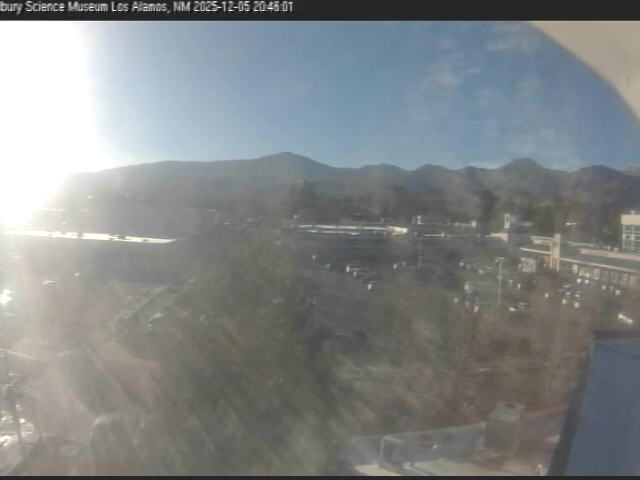 Thumbnail for current weather camera view from The Bradbury Science Museum in Los Alamos, New Mexico