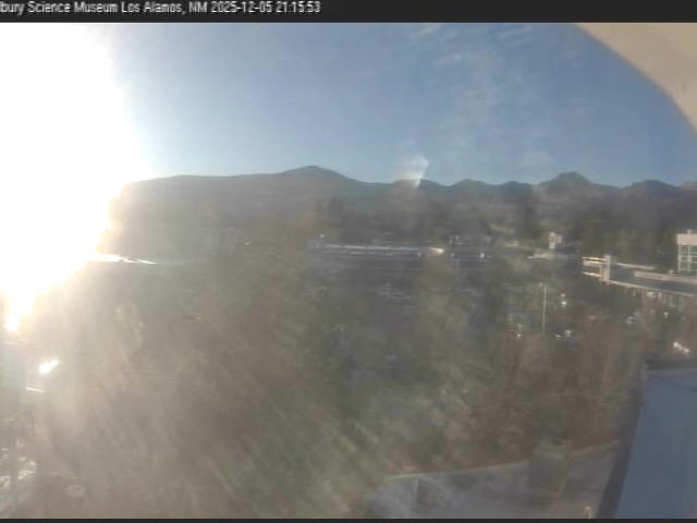 Thumbnail for current weather camera view from The Bradbury Science Museum in Los Alamos, New Mexico