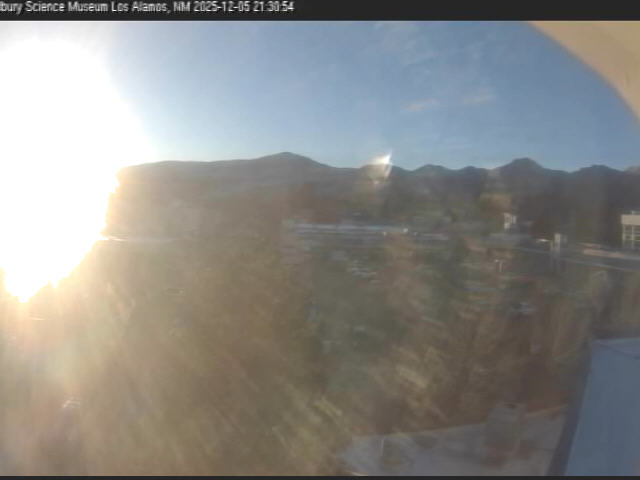 Thumbnail for current weather camera view from The Bradbury Science Museum in Los Alamos, New Mexico