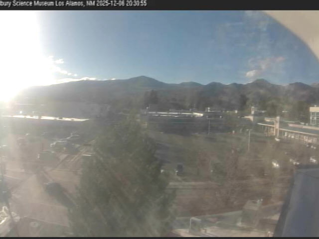Thumbnail for current weather camera view from The Bradbury Science Museum in Los Alamos, New Mexico