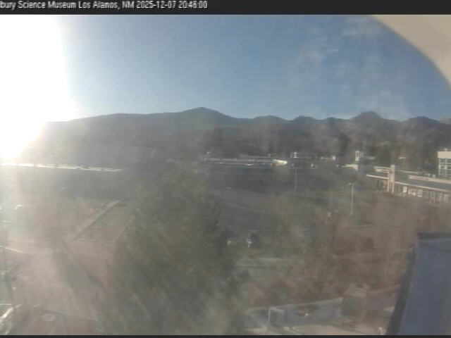 Thumbnail for current weather camera view from The Bradbury Science Museum in Los Alamos, New Mexico