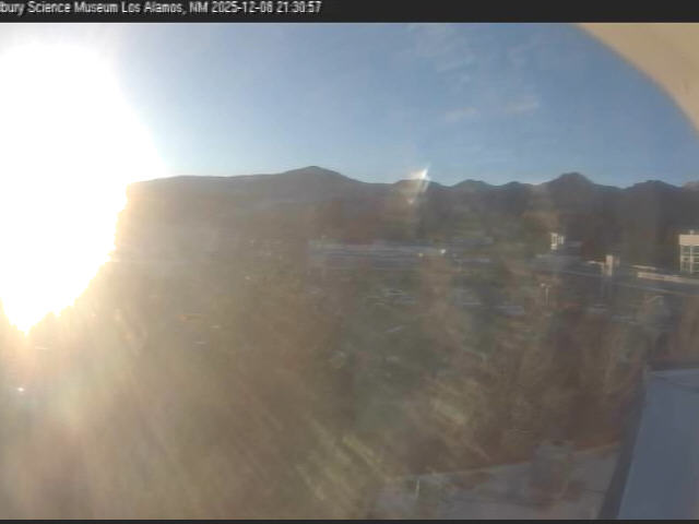 Thumbnail for current weather camera view from The Bradbury Science Museum in Los Alamos, New Mexico