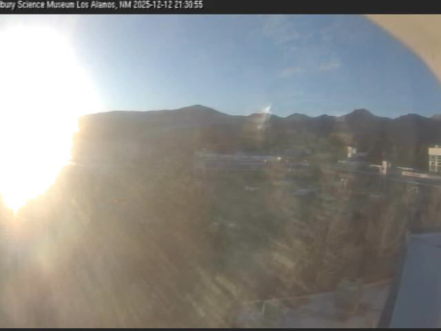 Thumbnail for current weather camera view from The Bradbury Science Museum in Los Alamos, New Mexico
