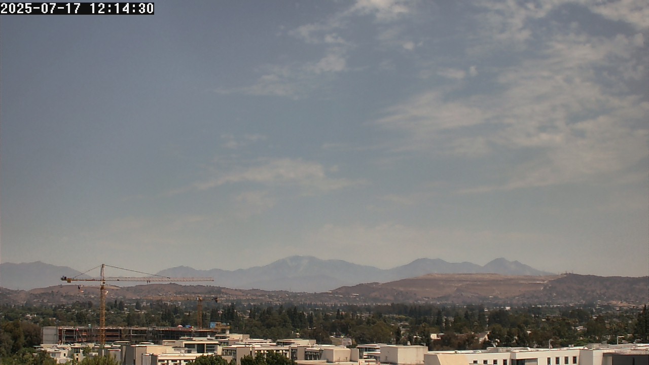 Thumbnail for current weather camera view from LSN06 - California State University Fullerton in Fullerton, California