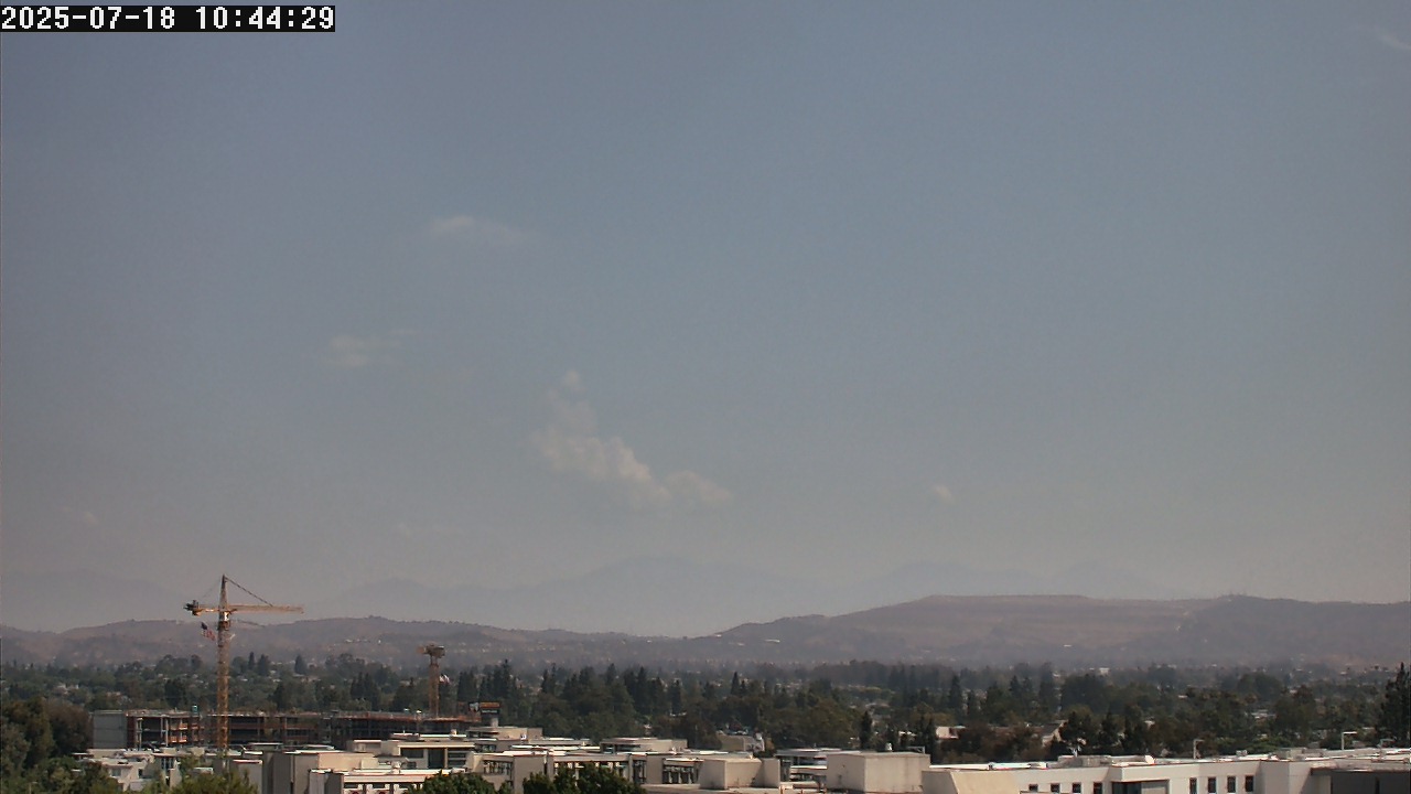 Thumbnail for current weather camera view from LSN06 - California State University Fullerton in Fullerton, California