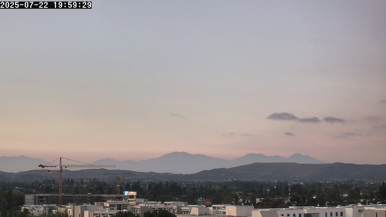 Thumbnail for current weather camera view from LSN06 - California State University Fullerton in Fullerton, California