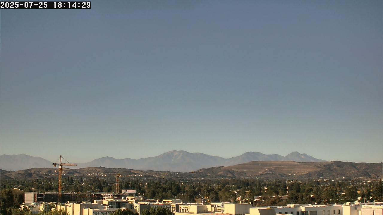 Thumbnail for current weather camera view from LSN06 - California State University Fullerton in Fullerton, California