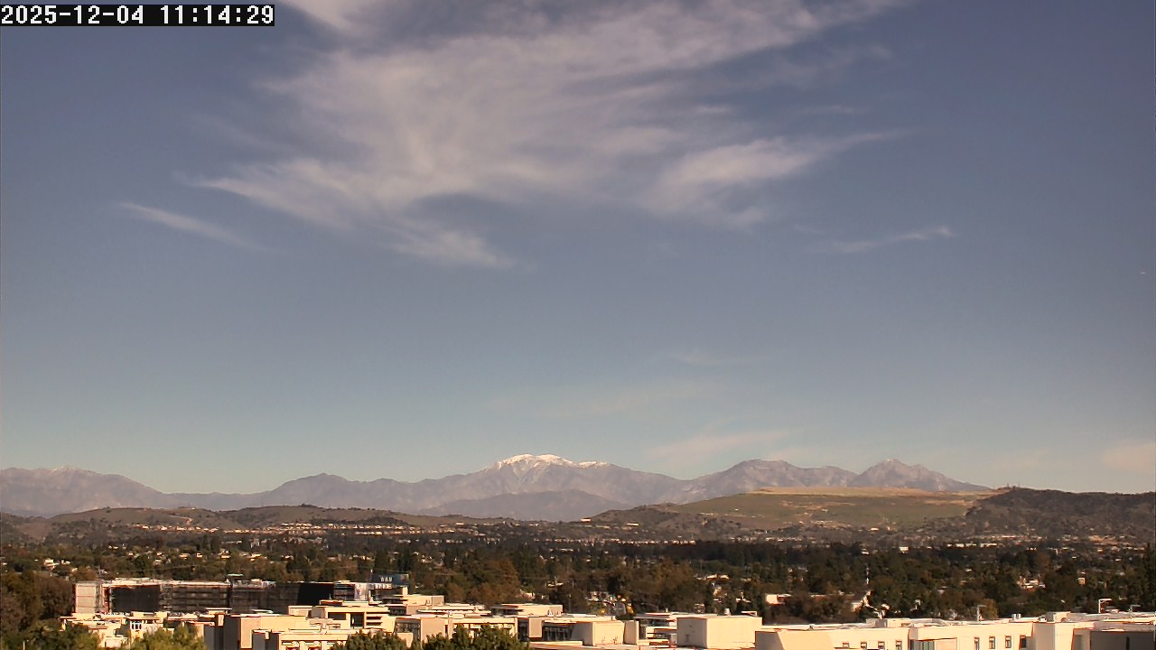 Thumbnail for current weather camera view from LSN06 - California State University Fullerton in Fullerton, California