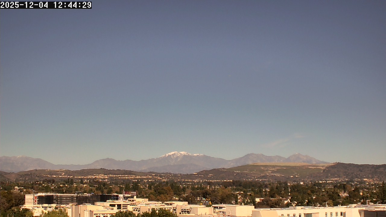 Thumbnail for current weather camera view from LSN06 - California State University Fullerton in Fullerton, California