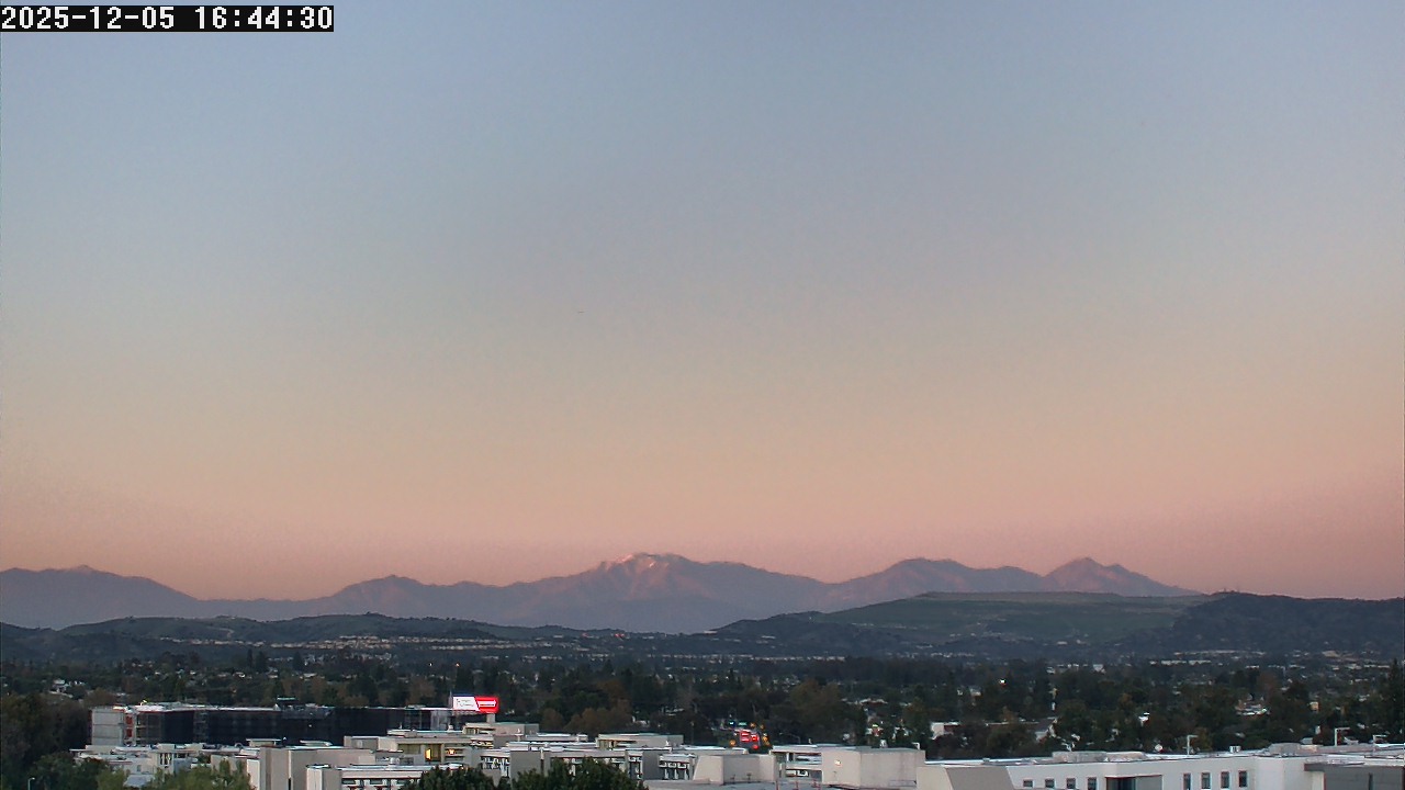 Thumbnail for current weather camera view from LSN06 - California State University Fullerton in Fullerton, California