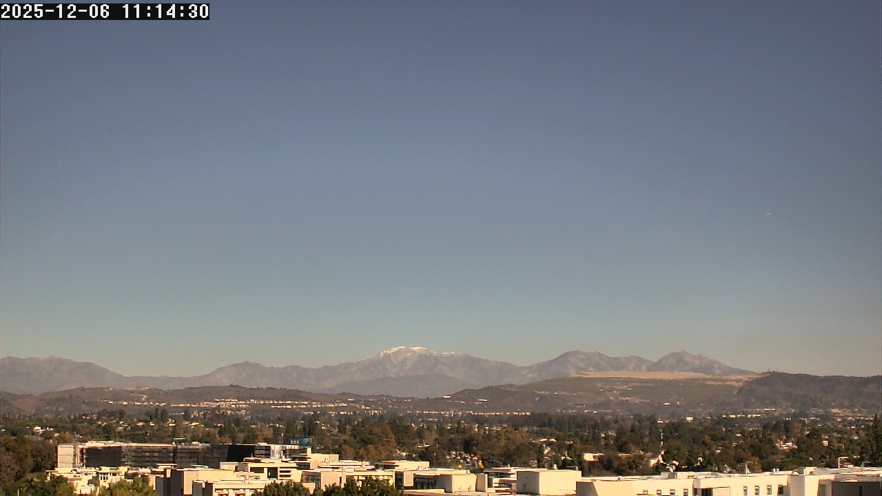 Thumbnail for current weather camera view from LSN06 - California State University Fullerton in Fullerton, California