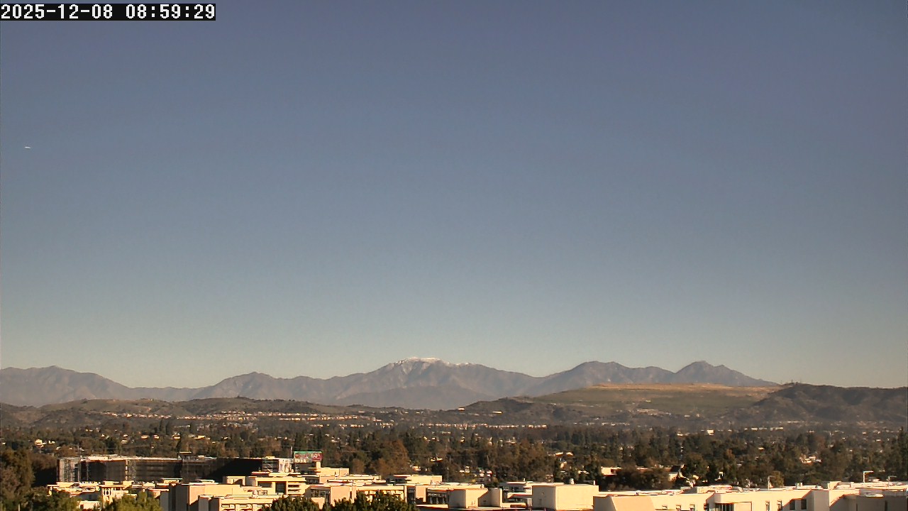 Thumbnail for current weather camera view from LSN06 - California State University Fullerton in Fullerton, California