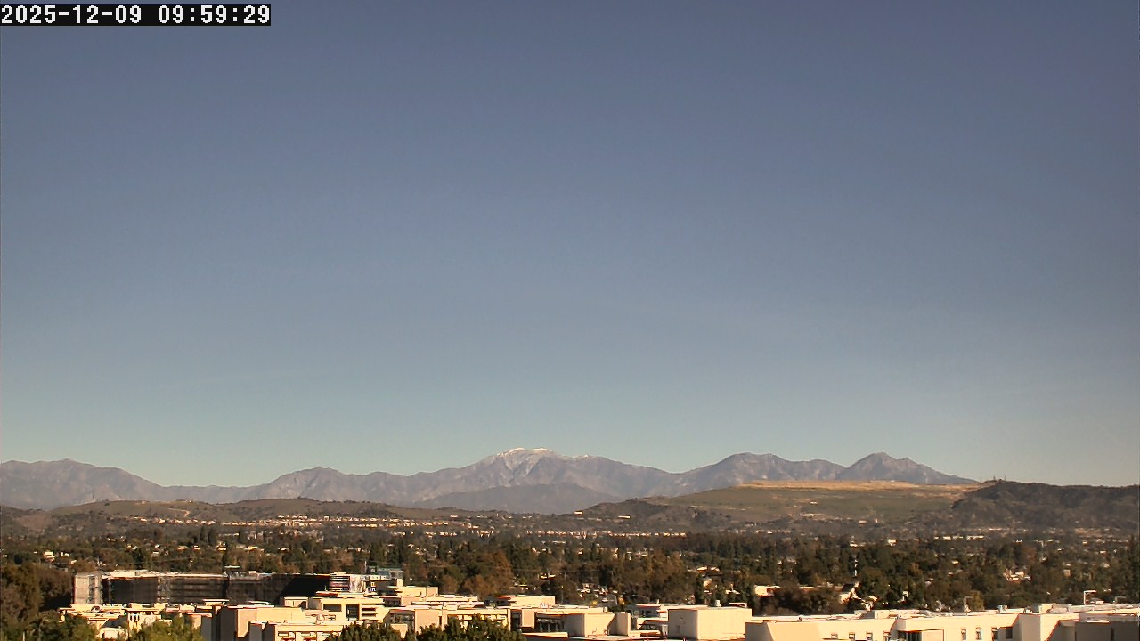 Thumbnail for current weather camera view from LSN06 - California State University Fullerton in Fullerton, California