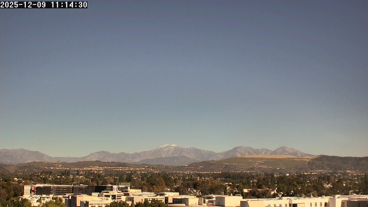 Thumbnail for current weather camera view from LSN06 - California State University Fullerton in Fullerton, California