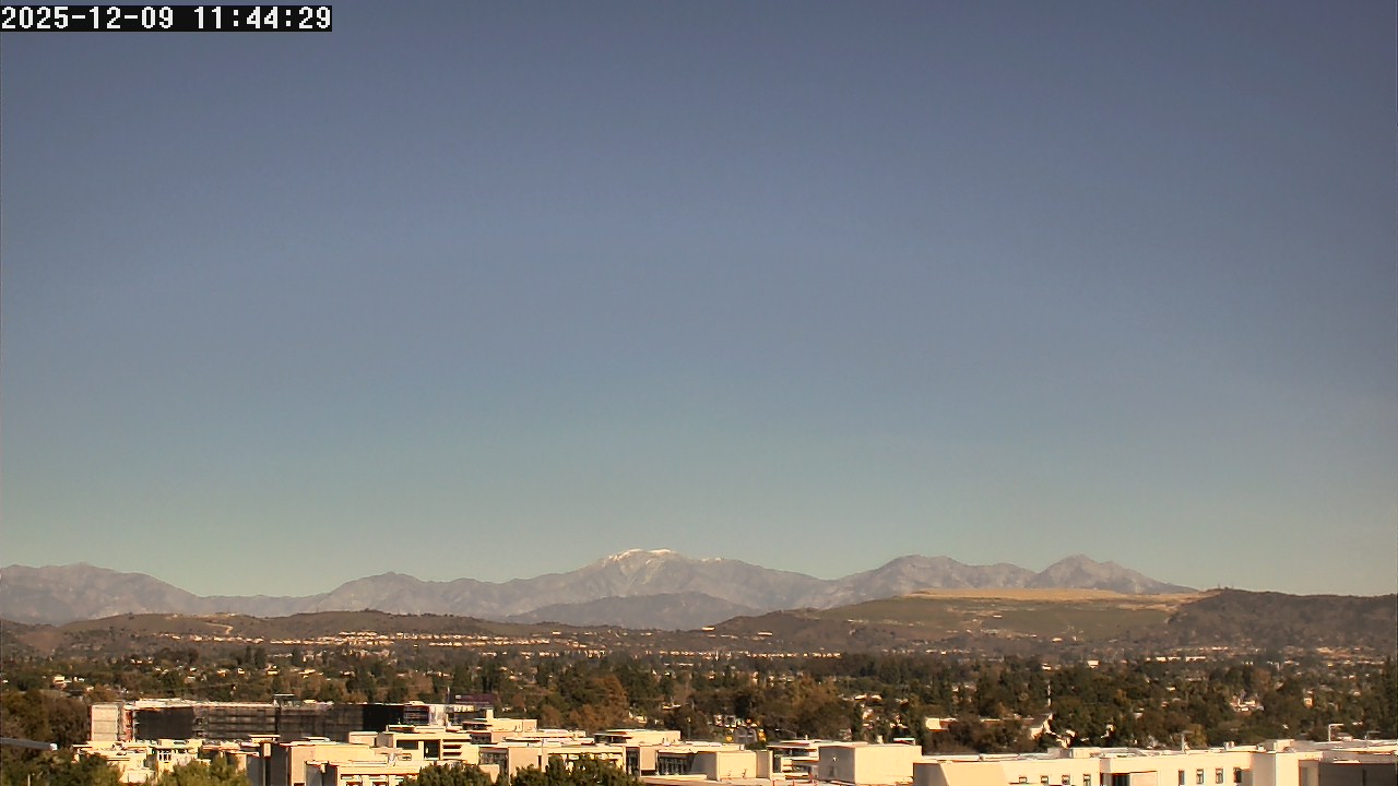 Thumbnail for current weather camera view from LSN06 - California State University Fullerton in Fullerton, California