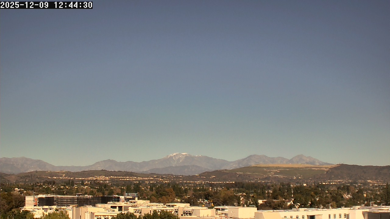 Thumbnail for current weather camera view from LSN06 - California State University Fullerton in Fullerton, California