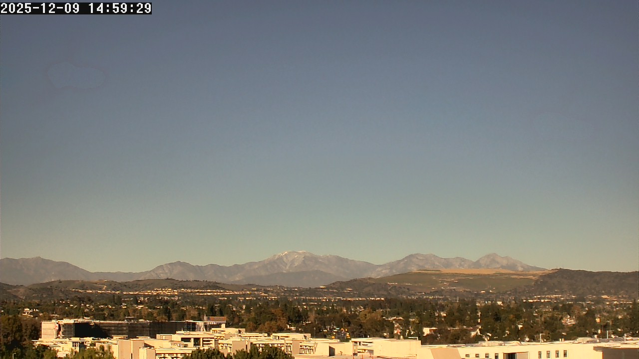 Thumbnail for current weather camera view from LSN06 - California State University Fullerton in Fullerton, California