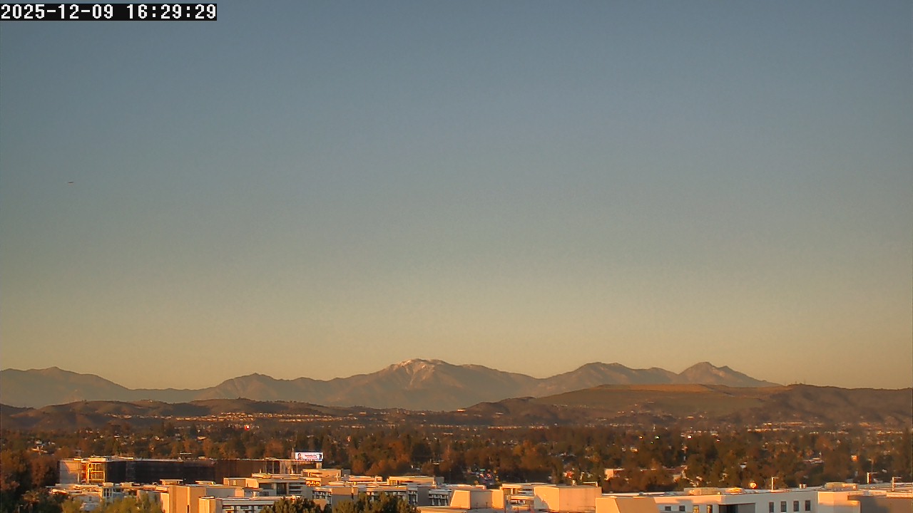 Thumbnail for current weather camera view from LSN06 - California State University Fullerton in Fullerton, California