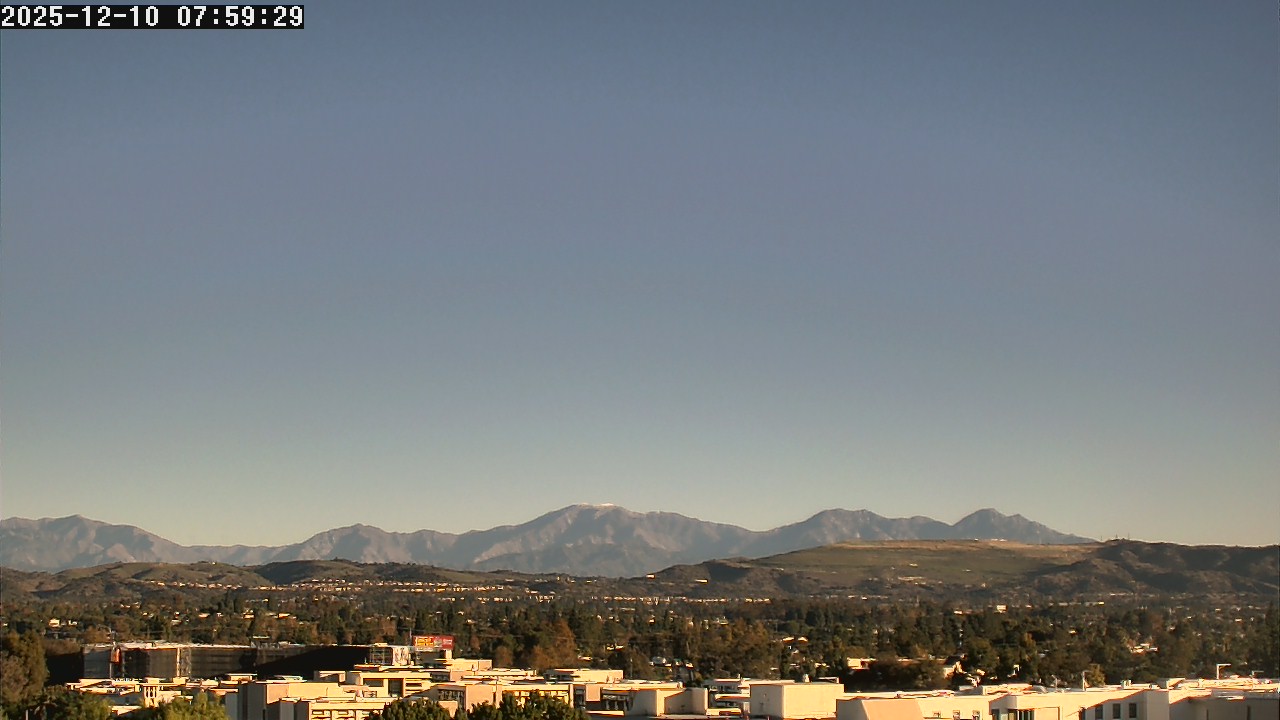 Thumbnail for current weather camera view from LSN06 - California State University Fullerton in Fullerton, California