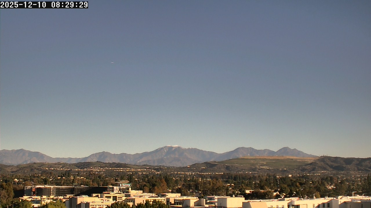 Thumbnail for current weather camera view from LSN06 - California State University Fullerton in Fullerton, California