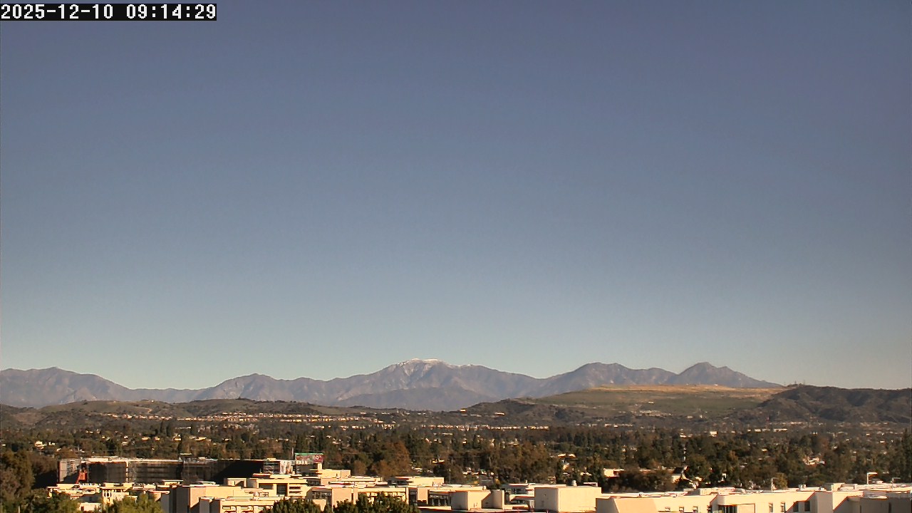 Thumbnail for current weather camera view from LSN06 - California State University Fullerton in Fullerton, California