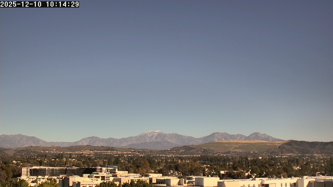 Thumbnail for current weather camera view from LSN06 - California State University Fullerton in Fullerton, California