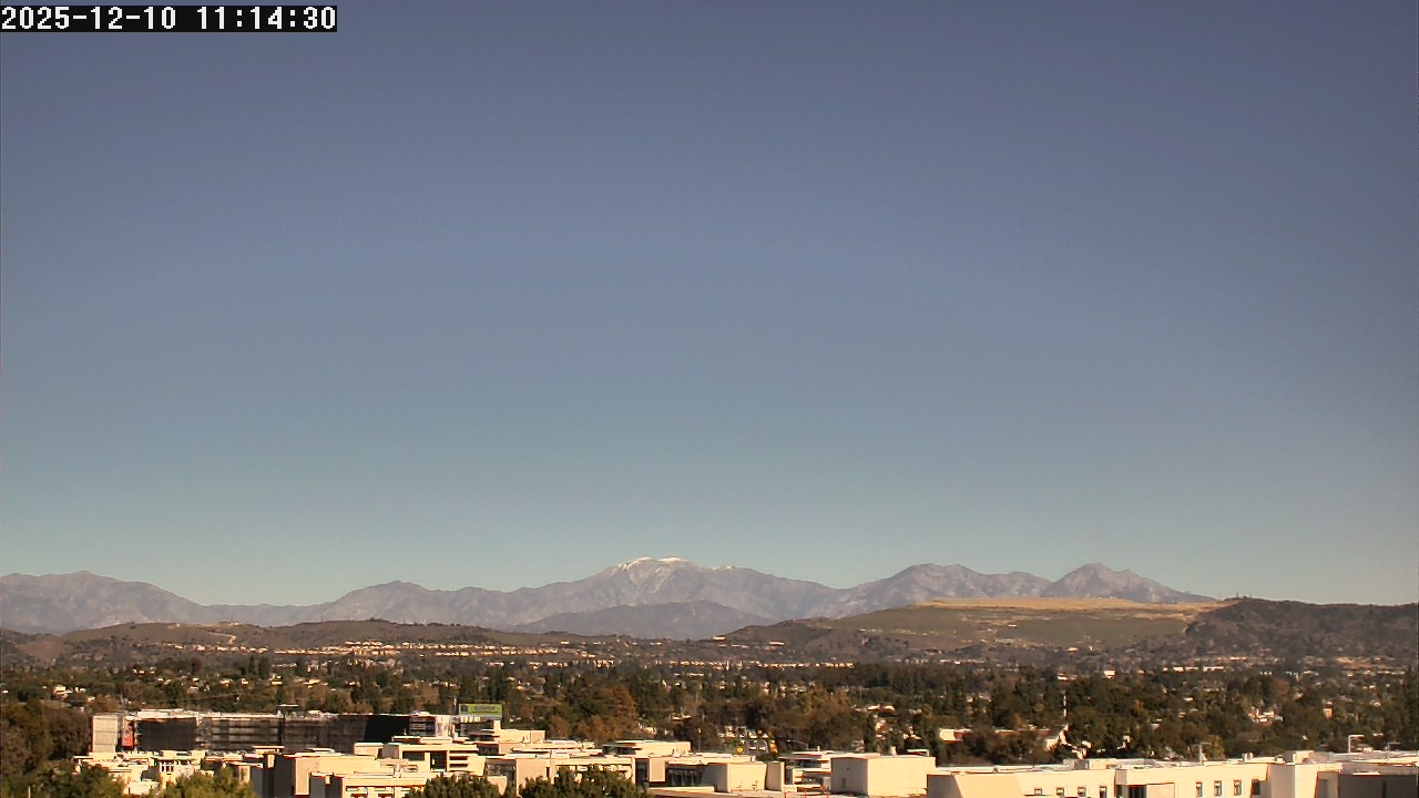 Thumbnail for current weather camera view from LSN06 - California State University Fullerton in Fullerton, California