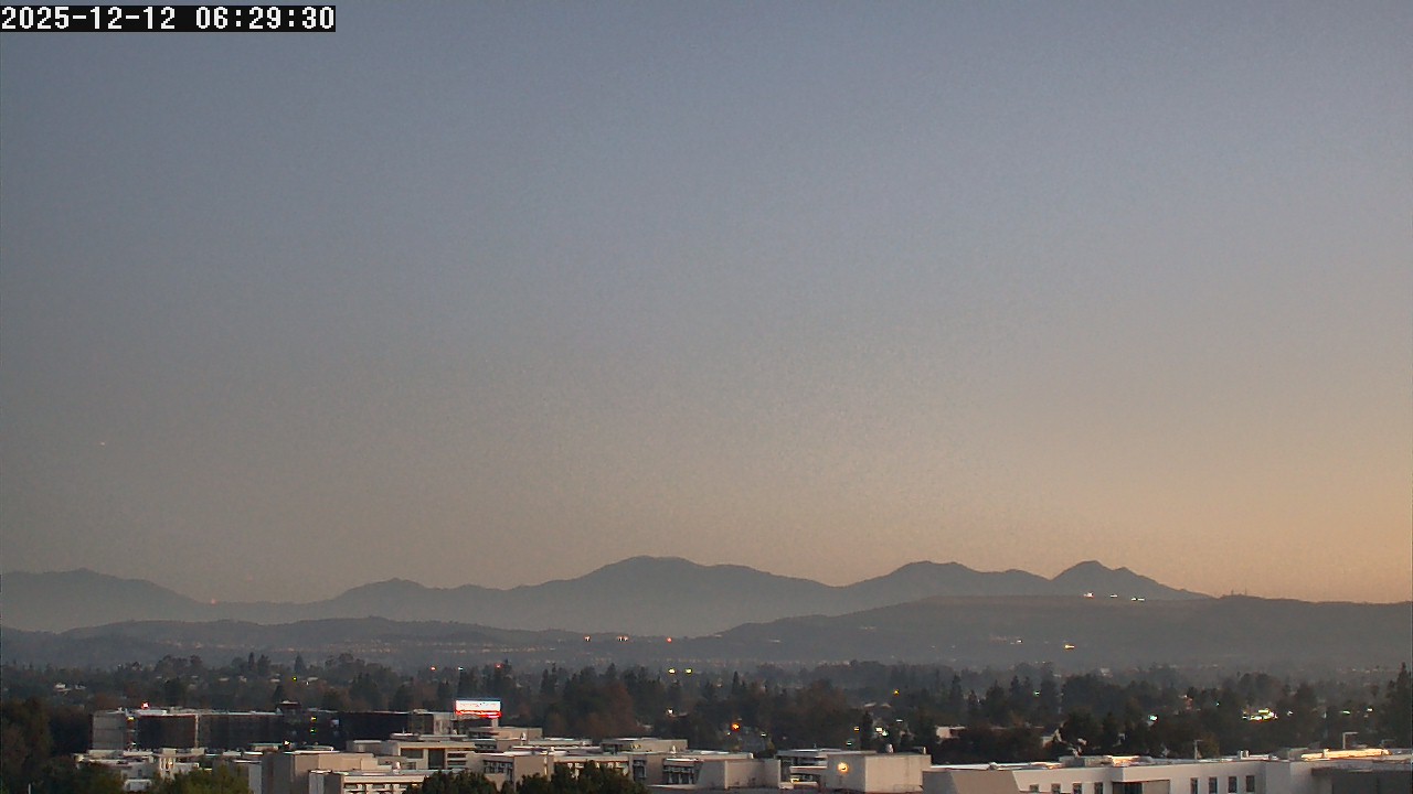 Thumbnail for current weather camera view from LSN06 - California State University Fullerton in Fullerton, California