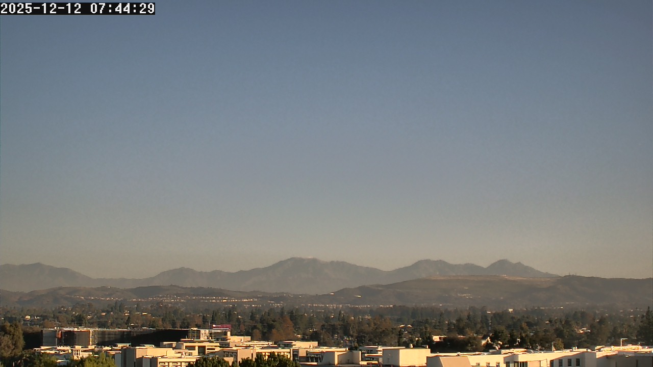 Thumbnail for current weather camera view from LSN06 - California State University Fullerton in Fullerton, California