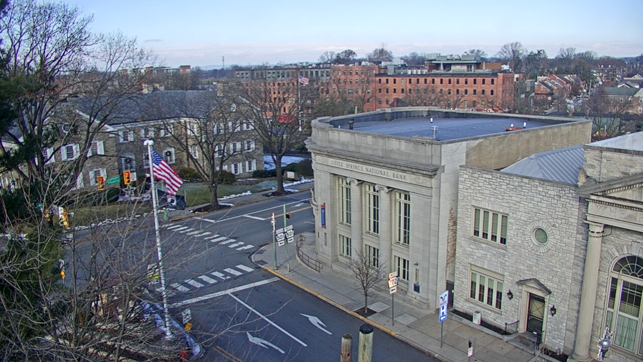 Thumbnail for current weather camera view from Lititz Springs Inn & Spa in Lititz, Pennsylvania