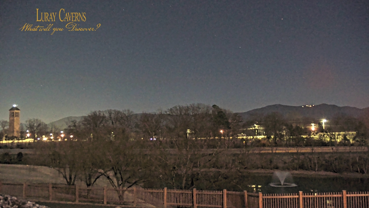 Thumbnail for current weather camera view from Luray Caverns in Luray, Virginia