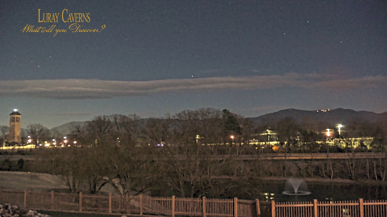 Thumbnail for current weather camera view from Luray Caverns in Luray, Virginia