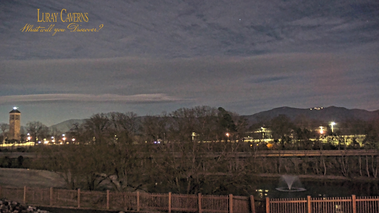 Thumbnail for current weather camera view from Luray Caverns in Luray, Virginia