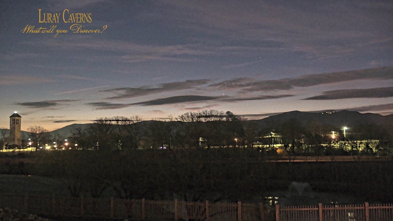 Thumbnail for current weather camera view from Luray Caverns in Luray, Virginia