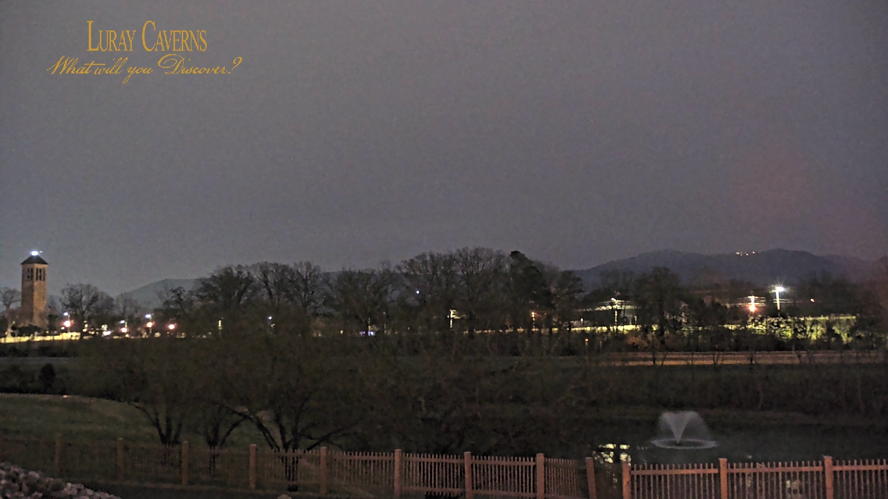 Thumbnail for current weather camera view from Luray Caverns in Luray, Virginia