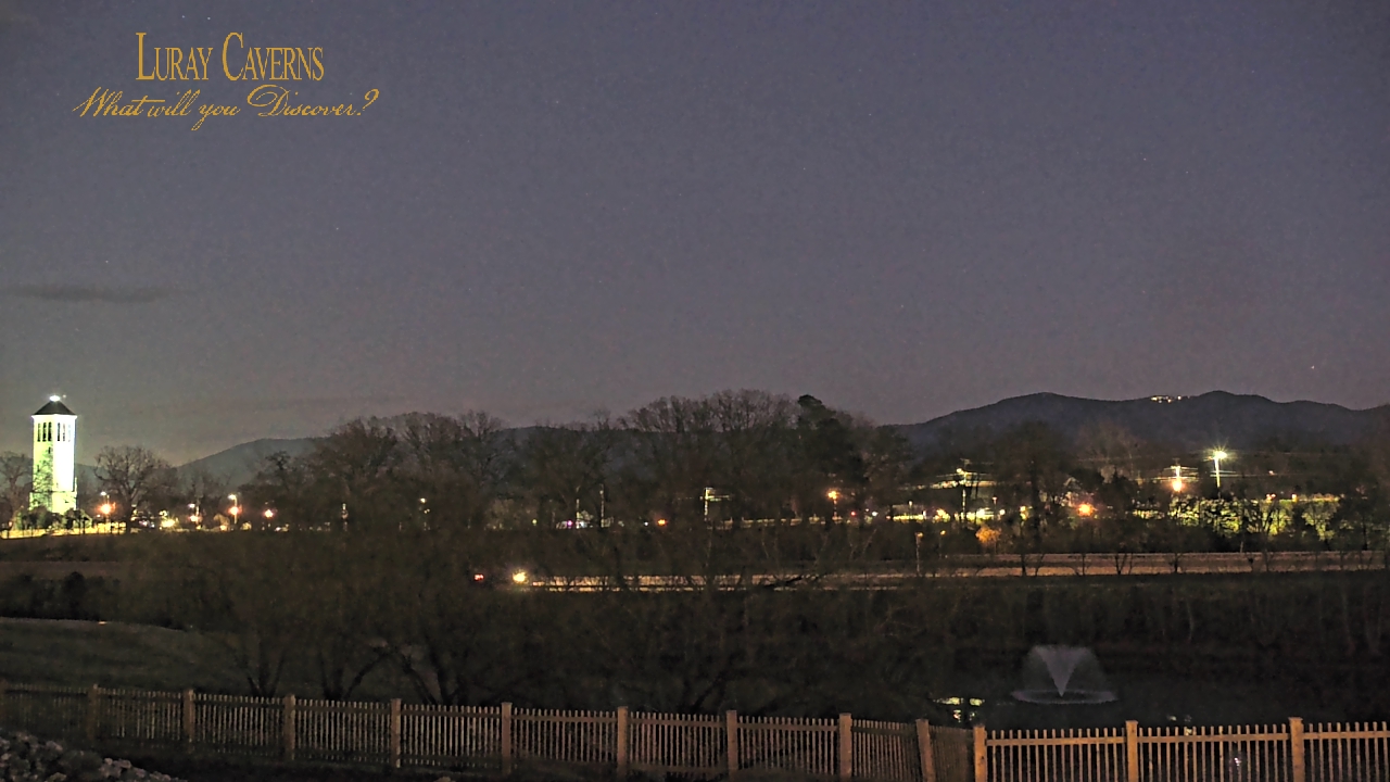 Thumbnail for current weather camera view from Luray Caverns in Luray, Virginia