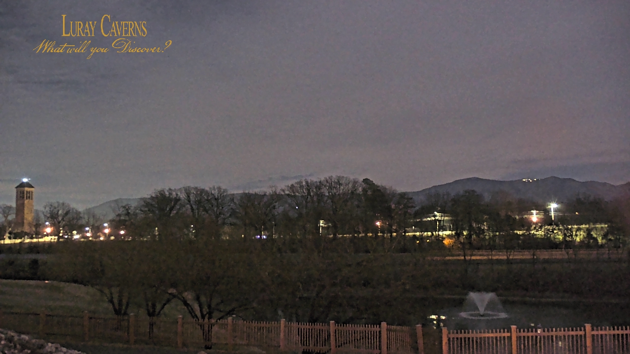Thumbnail for current weather camera view from Luray Caverns in Luray, Virginia