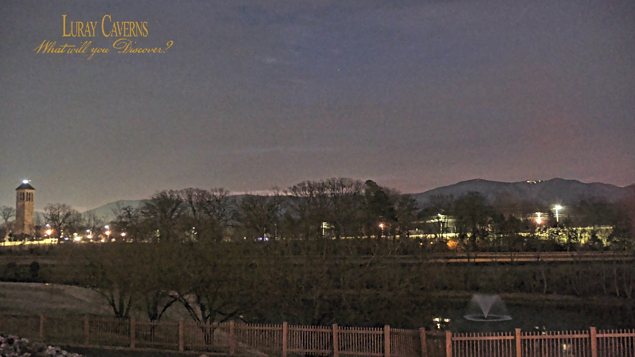 Thumbnail for current weather camera view from Luray Caverns in Luray, Virginia