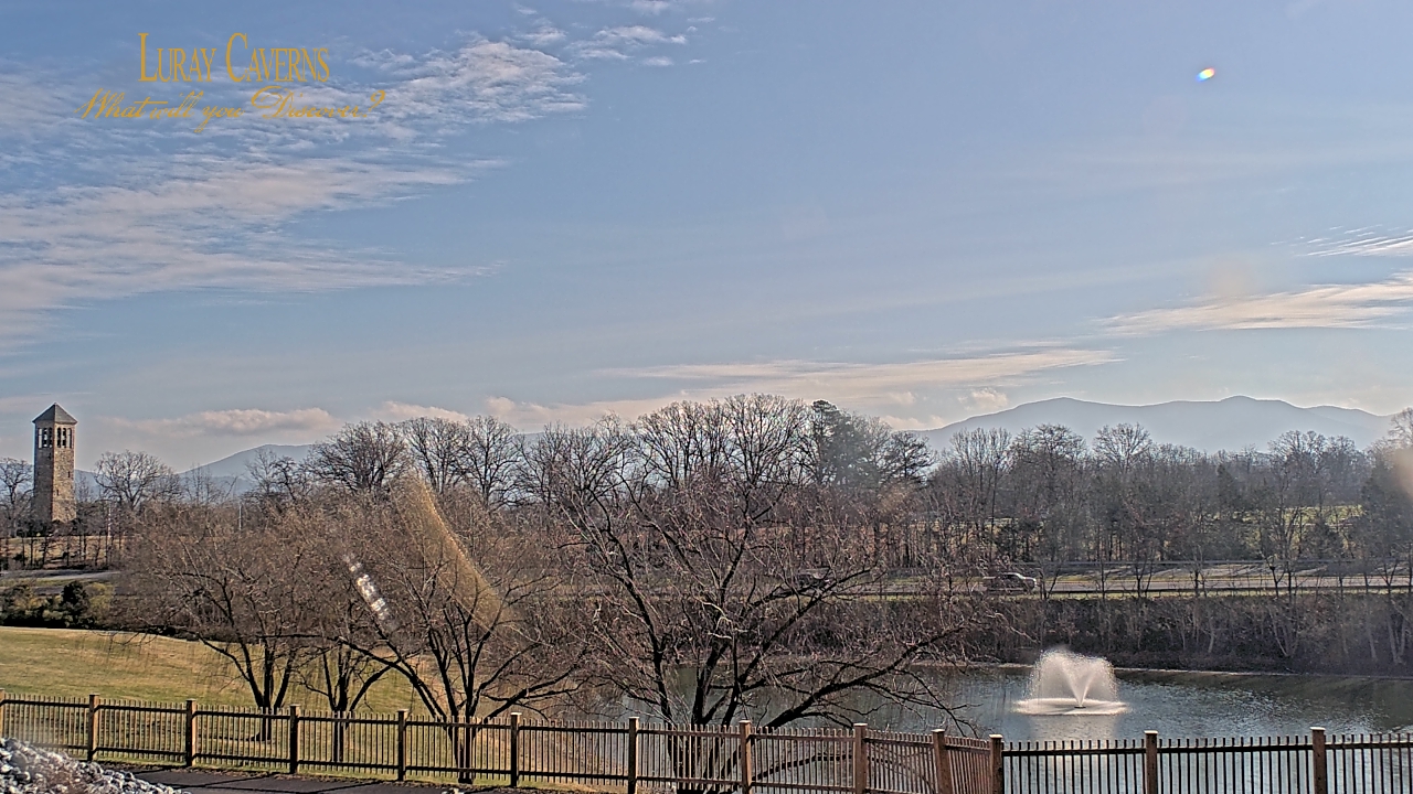 Thumbnail for current weather camera view from Luray Caverns in Luray, Virginia