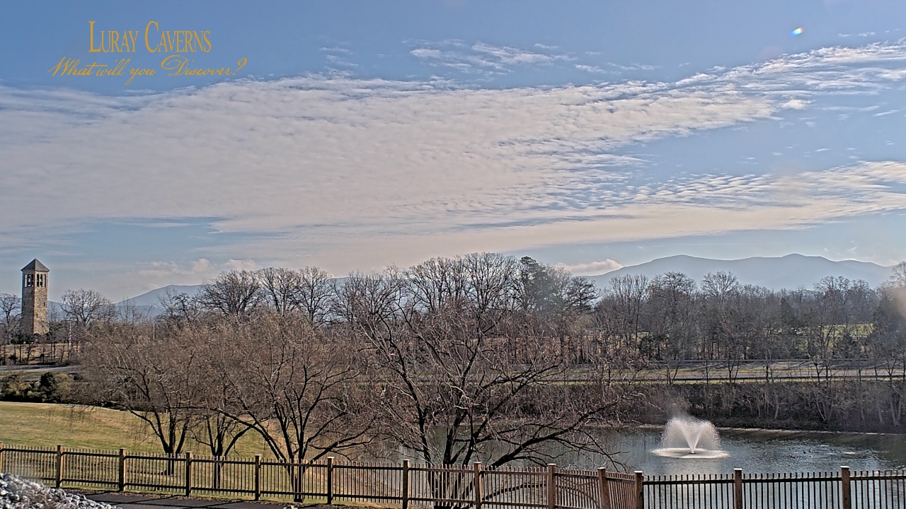 Thumbnail for current weather camera view from Luray Caverns in Luray, Virginia
