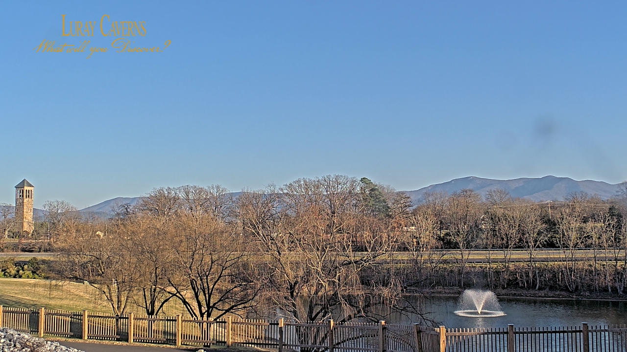 Thumbnail for current weather camera view from Luray Caverns in Luray, Virginia