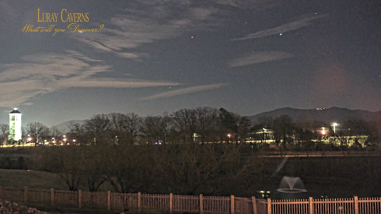 Thumbnail for current weather camera view from Luray Caverns in Luray, Virginia