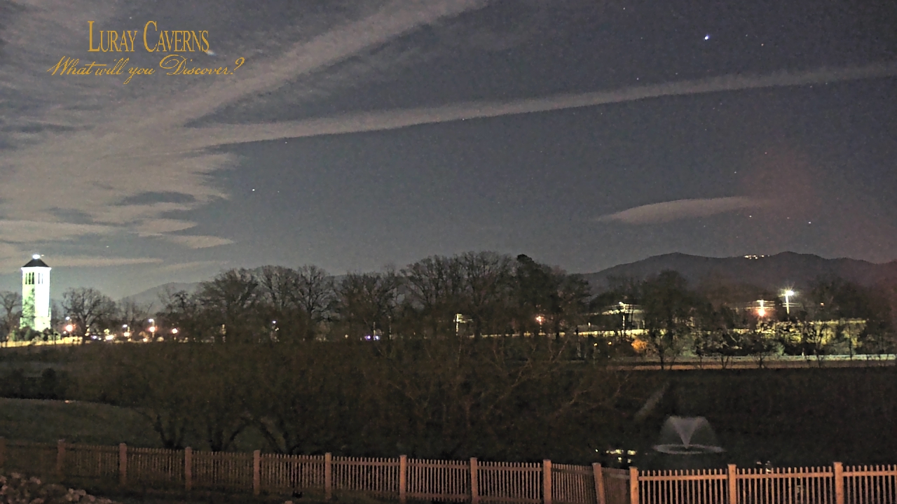 Thumbnail for current weather camera view from Luray Caverns in Luray, Virginia