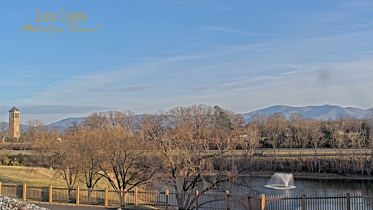 Thumbnail for current weather camera view from Luray Caverns in Luray, Virginia