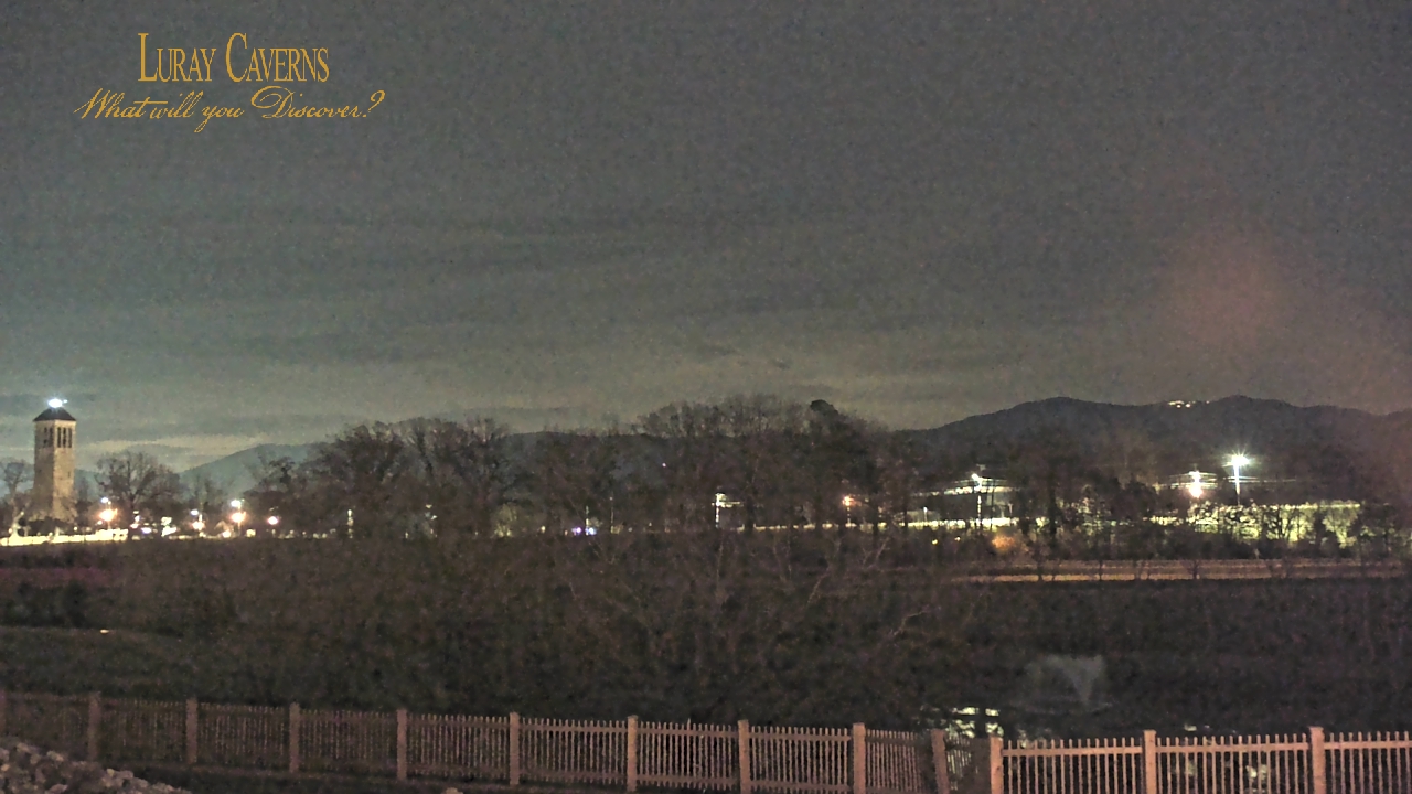 Thumbnail for current weather camera view from Luray Caverns in Luray, Virginia