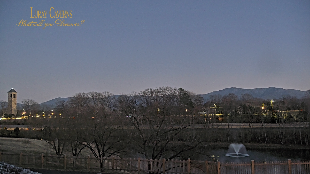 Thumbnail for current weather camera view from Luray Caverns in Luray, Virginia